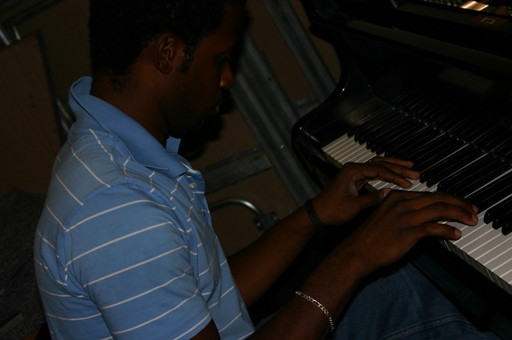 Jean teaching/performing